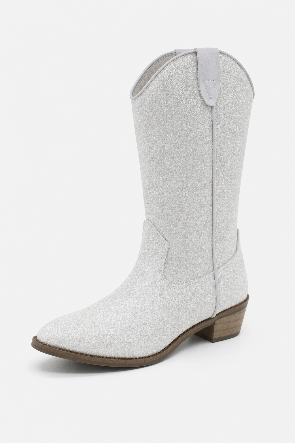 Bottes Santiags pour Enfant Pailletées Blanches – Image 5