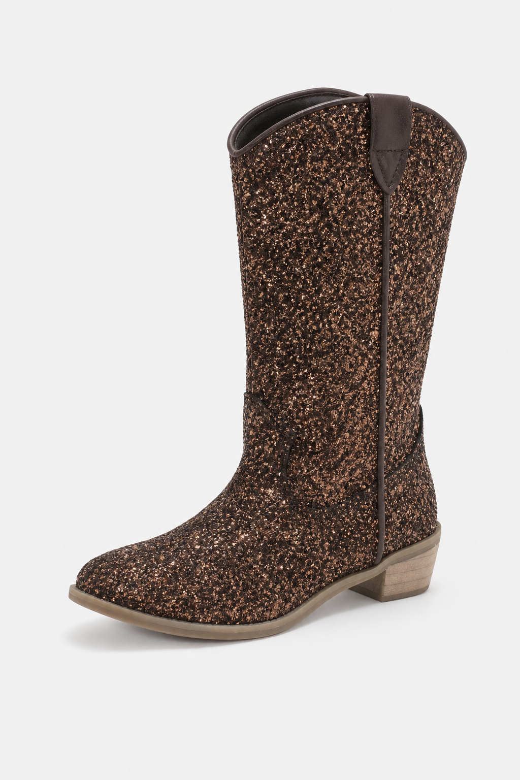 Bottes Santiags pour Enfant Pailletées Marron – Image 5