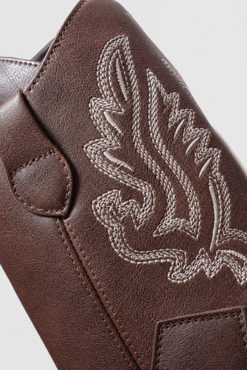 Bottes Santiags pour Enfant Marron à Broderies Western – Image 6