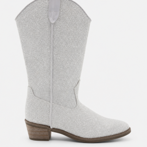 Bottes Santiags pour Enfant Pailletées Blanches