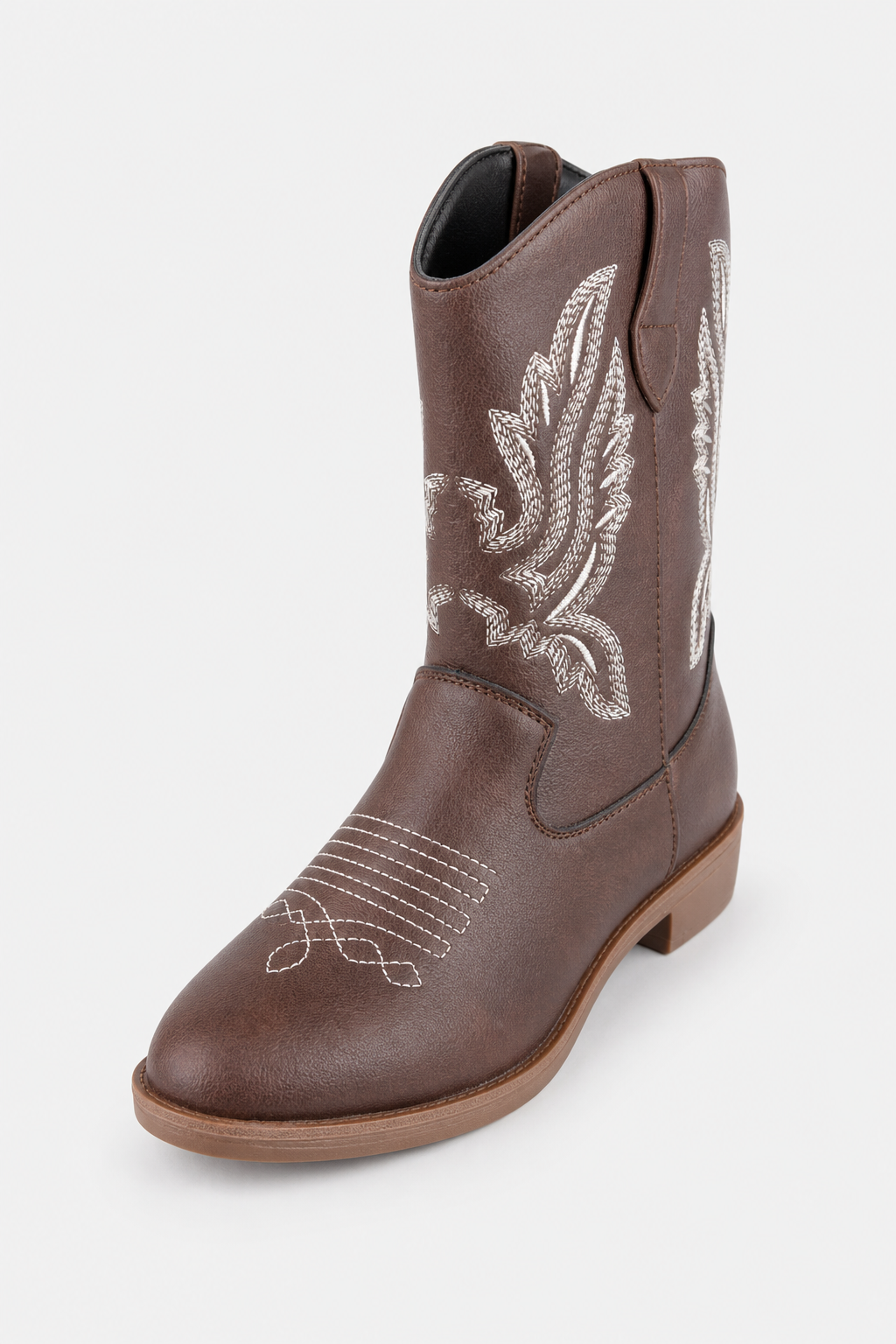 Bottes Santiags pour Enfant Marron à Broderies Western – Image 5