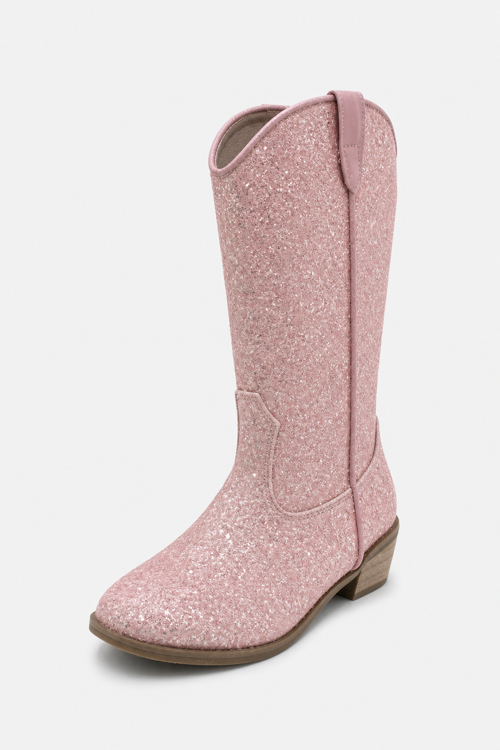 Bottes Santiags Enfant Roses Pailletées – Image 5