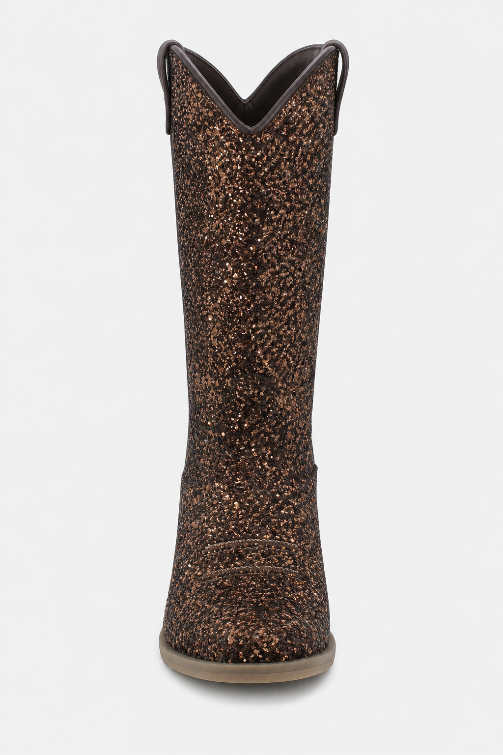 Bottes Santiags pour Enfant Pailletées Marron – Image 4