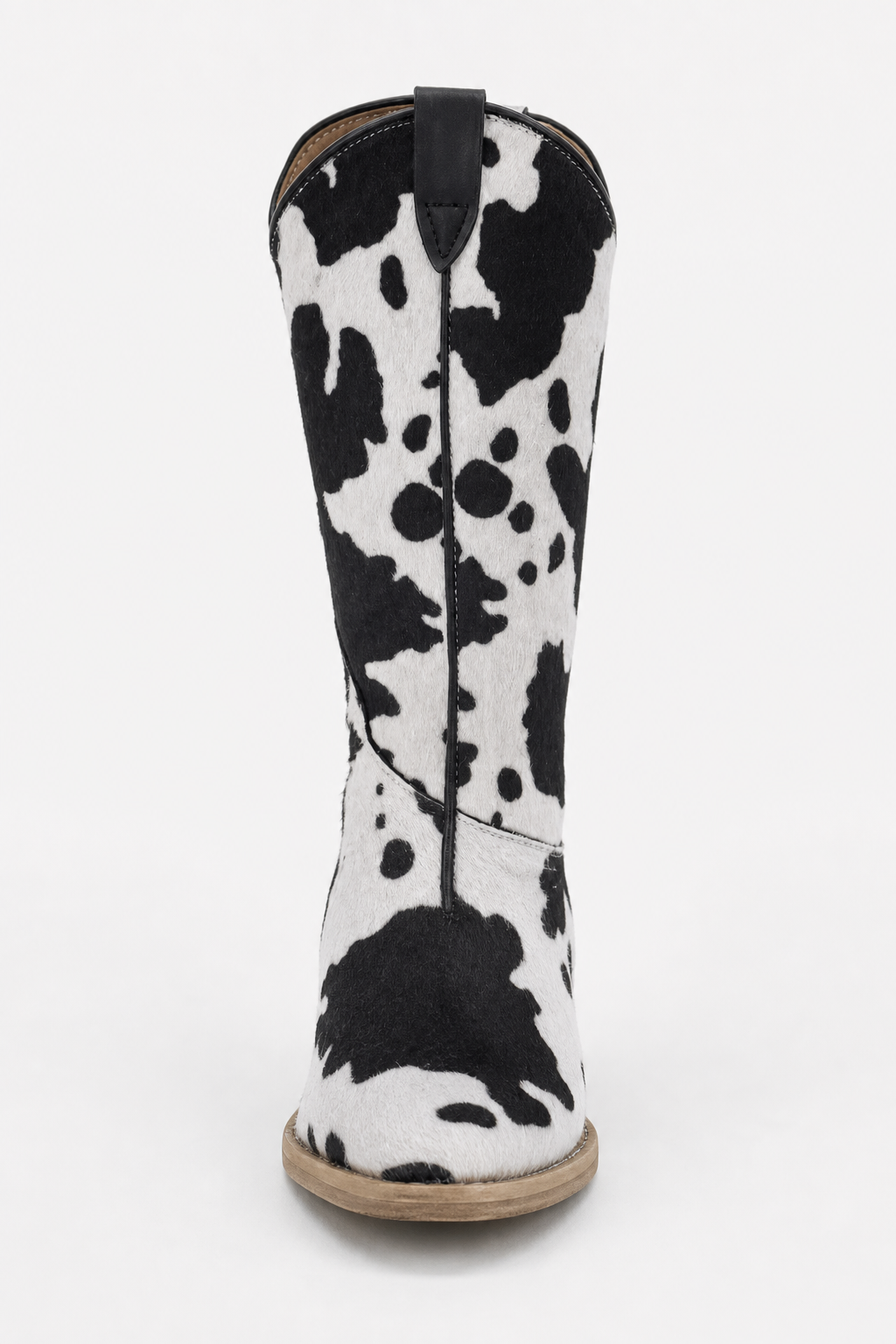 Bottes Santiags pour Enfant à Motif Vache Noir et Blanc – Image 4
